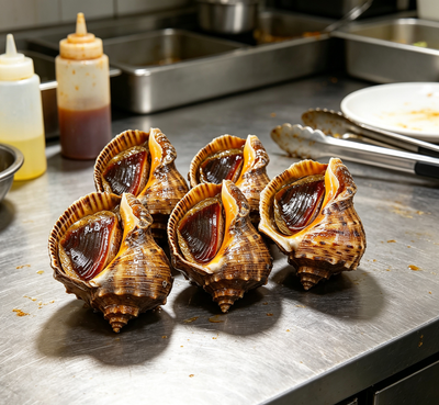 Steamed Sea Snails